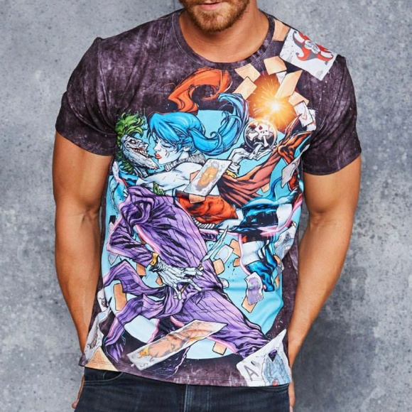 Blackmilk Tops - SWAPPED The Clown Prince BFT Joker Harley Quinn
